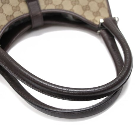 GUCCI Medium Jackie Bardot Hobo Bag GG Canvas Leather Beige #75327