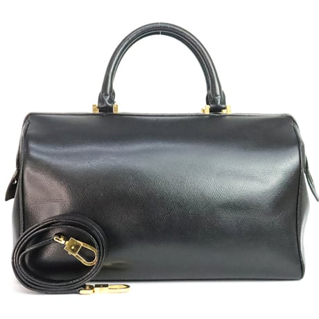 CELINE Duffle bag Leather Black ＃20053