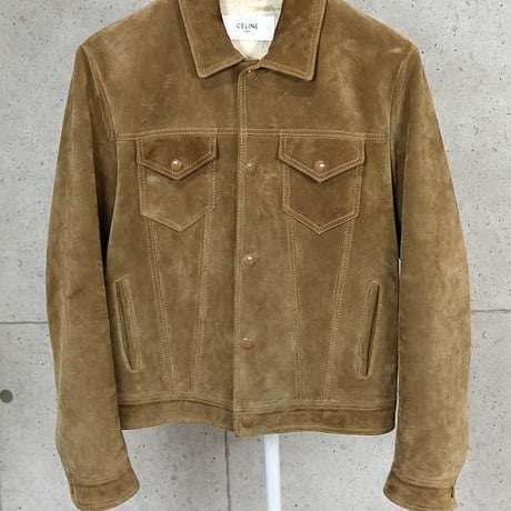 Celine FW25 Split Calfskin Trucker Jacket #31512