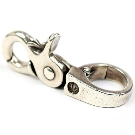 Chrome Hearts Old Quick Clip Crossball Keychain #104771