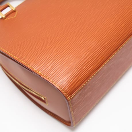 Louis Vuitton Pont Neuf Handbag Epi Leather Zipang Gold M52058 #76621