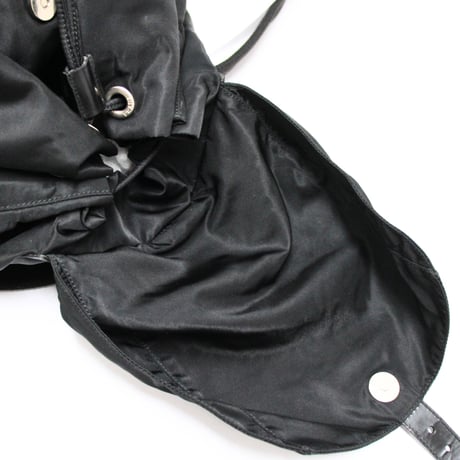 PRADA Backpack Nylon Black #75702
