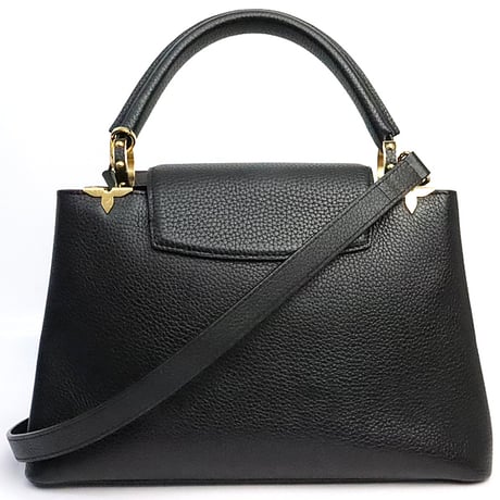 Louis Vuitton Flower Crown Capucines Medium Handbag Taurillon Leather Black #19531