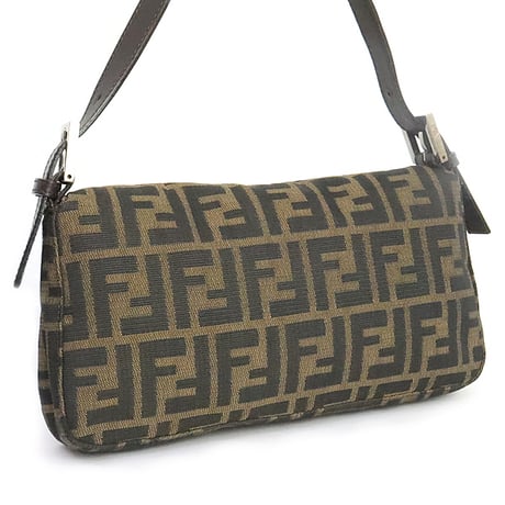 FENDI Mamma Baguette Bag Zucca Canvas ＃19852