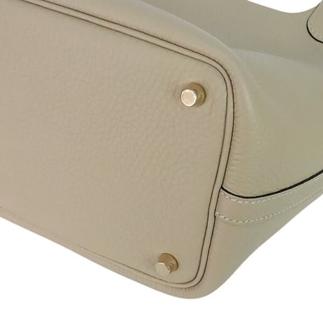 HERMES Picotin Lock PM Handbag Taurillon Clemence Leather Trench #20297