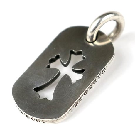 Chrome Hearts Small Cutout Cross Dog Tag #104008