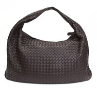 BOTTEGA VENETA Hobo Bag Intrecciato Leather Brown #76596