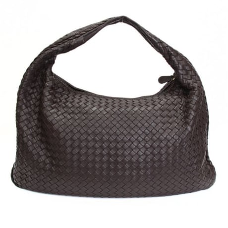 BOTTEGA VENETA Hobo Bag Intrecciato Leather Brown #76596