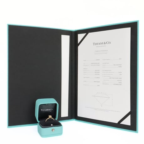 Tiffany & Co. Engagement Yellow Diamond Ring 18K Yellow Gold #20243