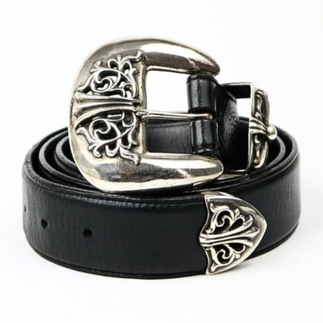 Chrome Hearts Classic 3PC Leather Belt #32007