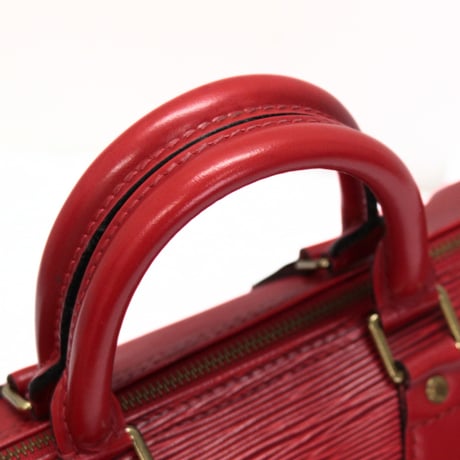 Louis Vuitton Speedy 25 Handbag Epi Leather Castilian Red M43017 #74334