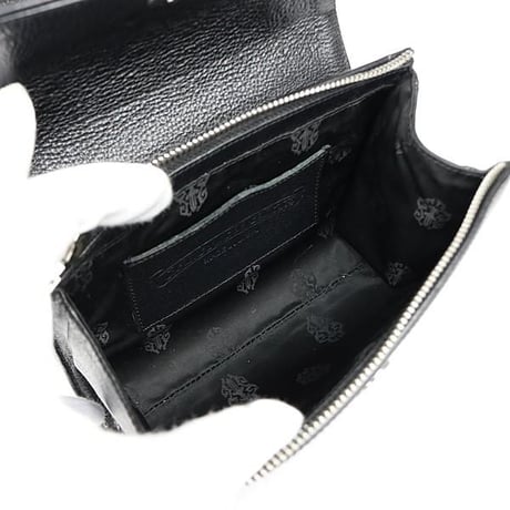 Chrome Hearts DOG ADAMS Small CH Cross Handbag Black #104145
