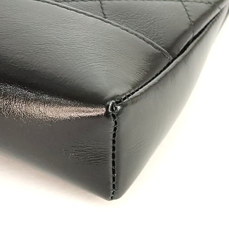 CHANEL 31 Nano Shoulder Bag Quilted Shiny Calfskin Black #20234