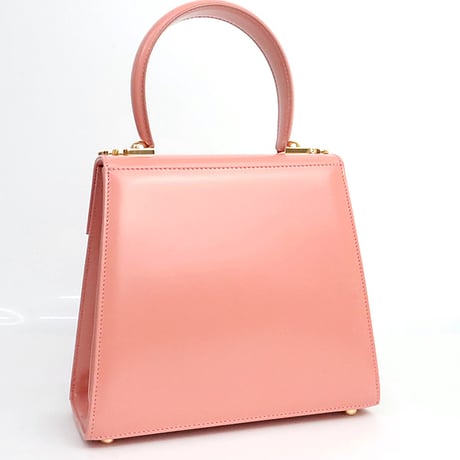 Salvatore Ferragamo Ganchini Top Handle Handbag Calfskin Leather Pink #19739