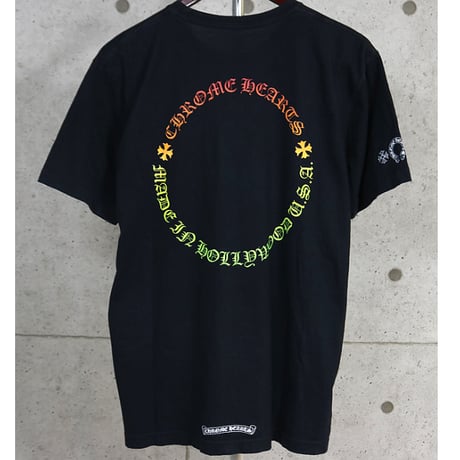 Chrome Hearts Gradient Circle Logo T-Shirt #31939
