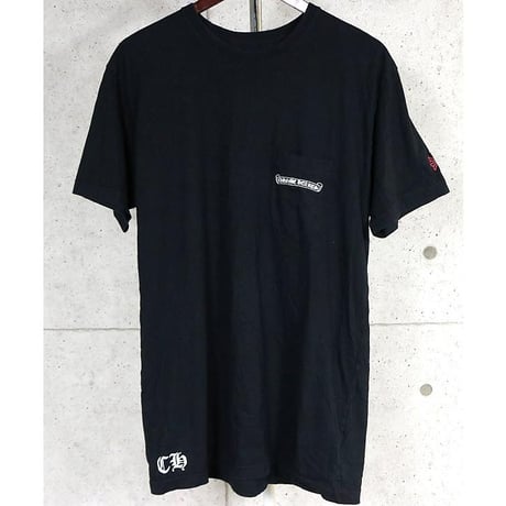Chrome Hearts Scroll Label USA T-Shirt Black #31731