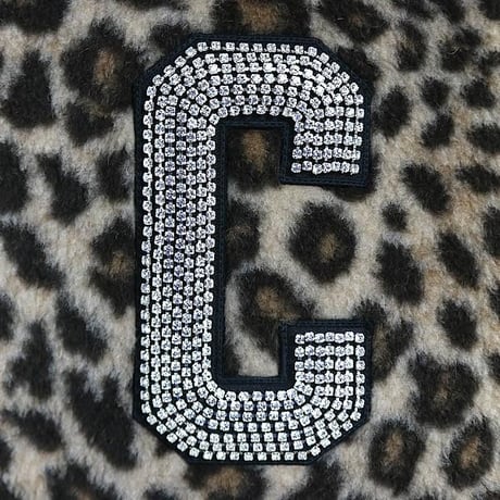 CELINE Brand New by Hedi Slimane 22AW Rhinestone Leopard Teddy Jacket #31582
