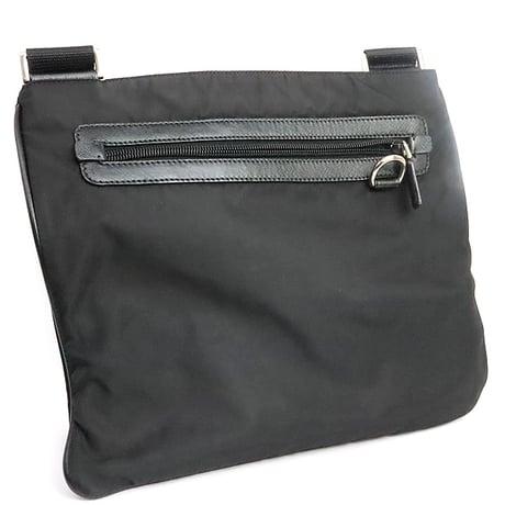 PRADA Shoulder Bag Tessuto Nylon Black VA0340 ＃19905