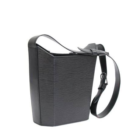 Louis Vuitton Sac Seau Shoulder Bag Epi Leather Black M80161 #76622