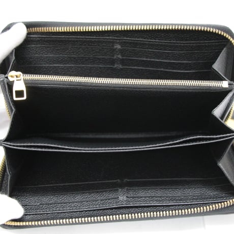 Louis Vuitton Zippy Wallet Monogram Empreinte Black M60571 #75784
