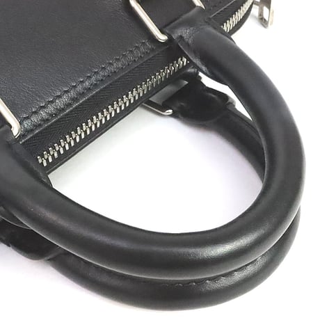 Louis Vuitton Alma EW Handbag LV Blazon Leather Black M24529 #19893