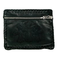 Chrome Hearts Cemetery Cross Leather Pouch #104906
