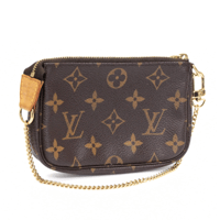 Louis Vuitton Mini Pochette Accessory Pouch Handbag Monogram Canvas M58009 #75339