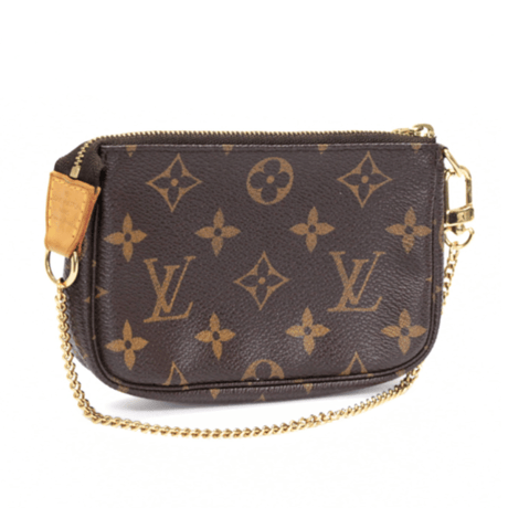 Louis Vuitton Mini Pochette Accessory Pouch Handbag Monogram Canvas M58009 #75339