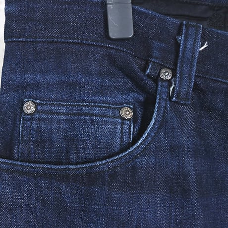 Chrome Hearts Old Cross Horseshoe Button Denim Jeans #31540