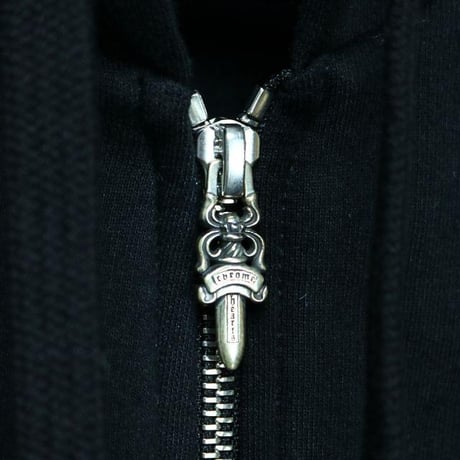 Chrome Hearts Old English Zip-Up Hoodie #32229