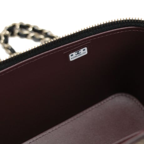 CHANEL Small Vanity Bag with Chain Quilted Caviar Black #76809