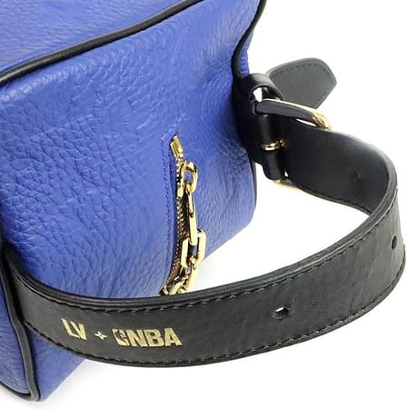 Louis Vuitton x NBA Cloakroom Dopp Kit Bag Monogram Taurillon Leather Blue M21106 #19847