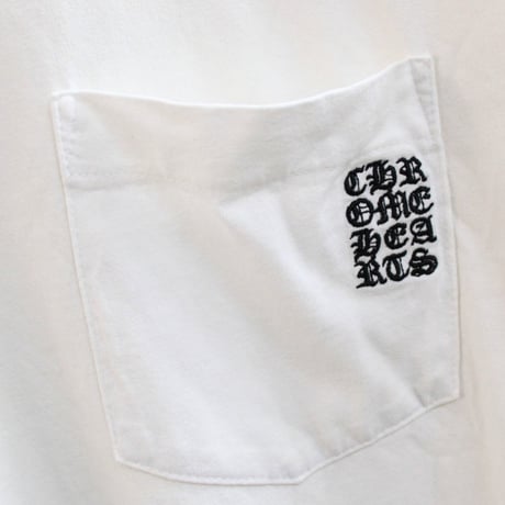 Chrome Hearts Y NOT Pocket Embroidery Long Sleeve T-Shirt #32050