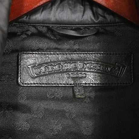 Chrome Hearts Cross Button Dagger Zip Down Puffer Jacket #103923