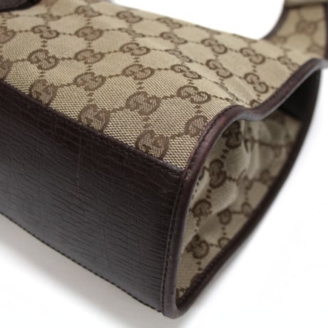 GUCCI Medium Jackie Bardot Hobo Bag GG Canvas Leather Beige #75327