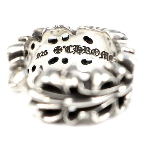 Chrome Hearts Double Floral Heart Ring #31864