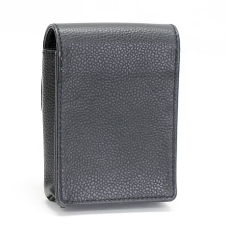 CHANEL CC Logo Cigarette Case Caviar Black #76229