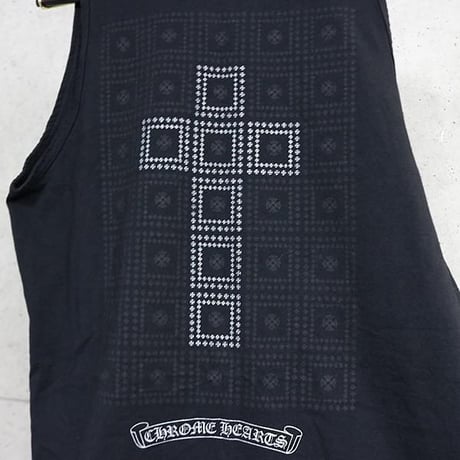 Chrome Hearts Old Vintage Framed Cross Tank Top #104091