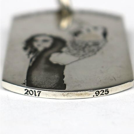 Chrome Hearts Richard Stark American Flag Large Dog Tag Pendant #103888