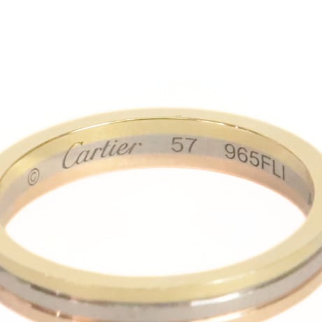Cartier Vendome Louis Wedding Band 18K Yellow, White, Pink Gold #20305