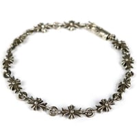 Chrome Hearts Tiny E CH Plus Bracelet 11 Link #104302