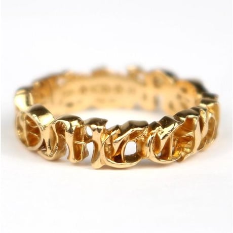 Chrome Hearts 22K 【CHROME】 Band Small Ring #103792