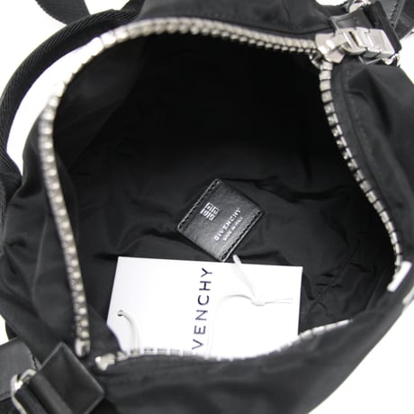 GIVENCHY Crossbody Bag Nylon Leather Black ＃76184