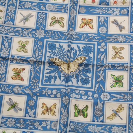 HERMES Carre 90 Silk 100% Scarf Stole "joyaux de LETE" #76558
