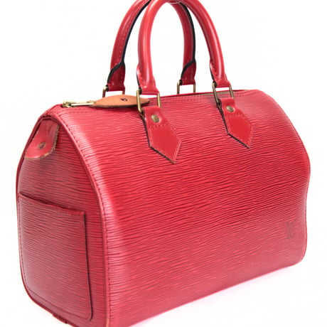 Louis Vuitton Speedy 25 Handbag Epi Leather Castilian Red M43017 #74246