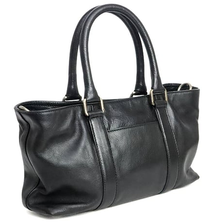PRADA Tote Bag Leather Black #20046