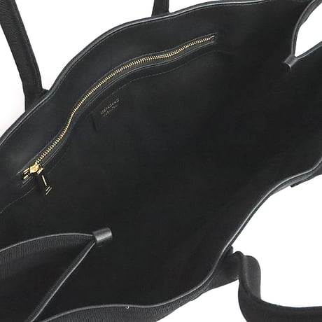 Salvatore Ferragamo Beach Tote bag Canvas Black ＃19701