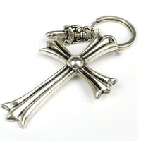 Chrome Hearts Large Cross Split Dagger Keyring #104152
