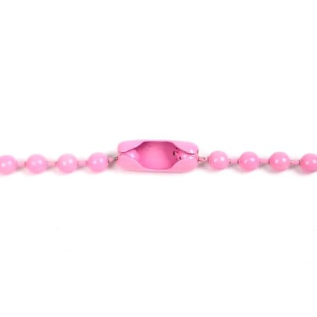 Chrome Hearts Silicone Rubber Fleurknee Padlock Necklace Pink #31409