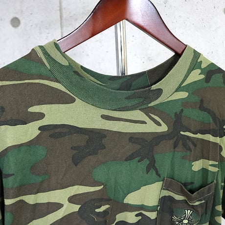 Chrome Hearts Vintage CH Cross Embroidery Camo Pocket T-Shirt #31765